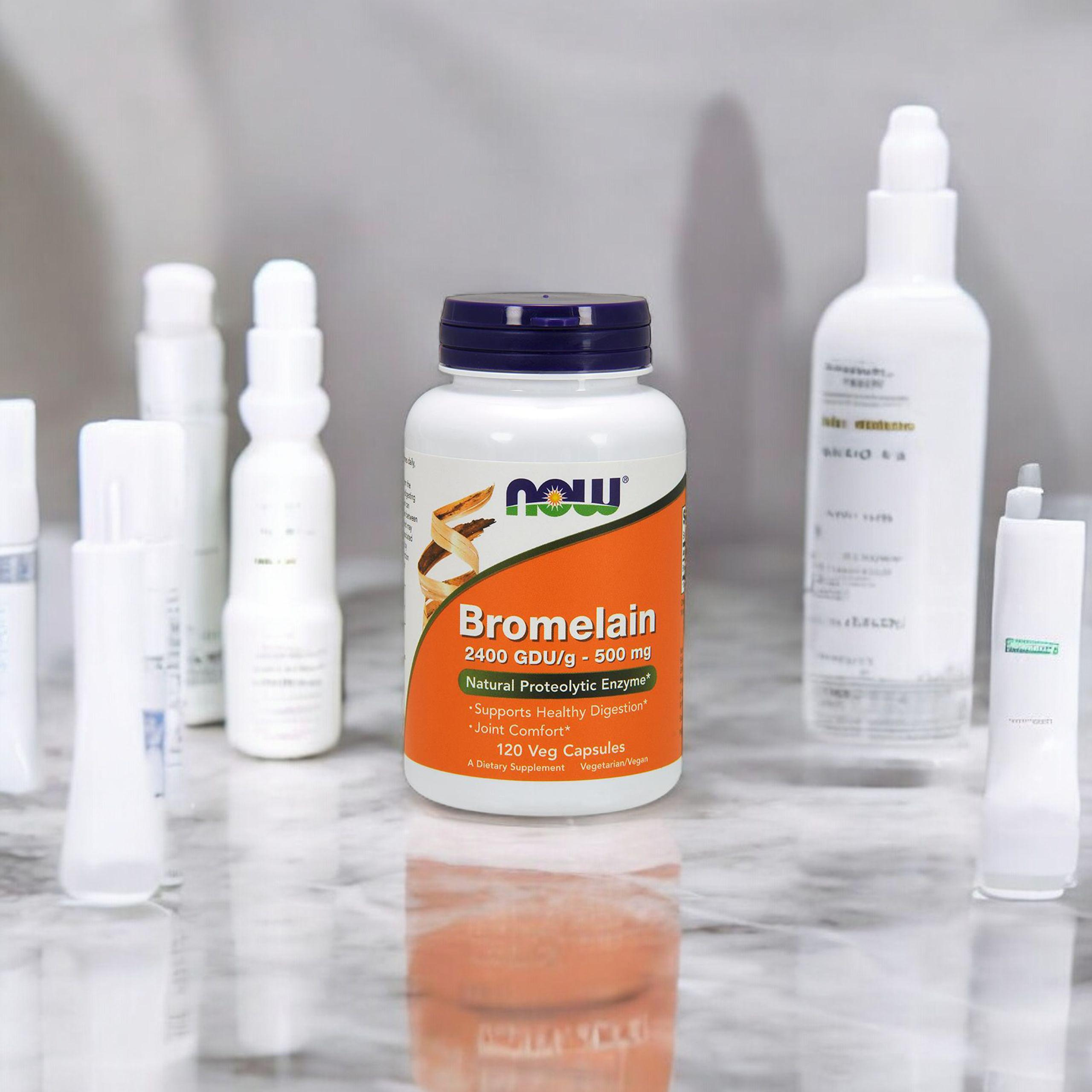 NOW Bromelain ( Bromelina ) - 120vcaps