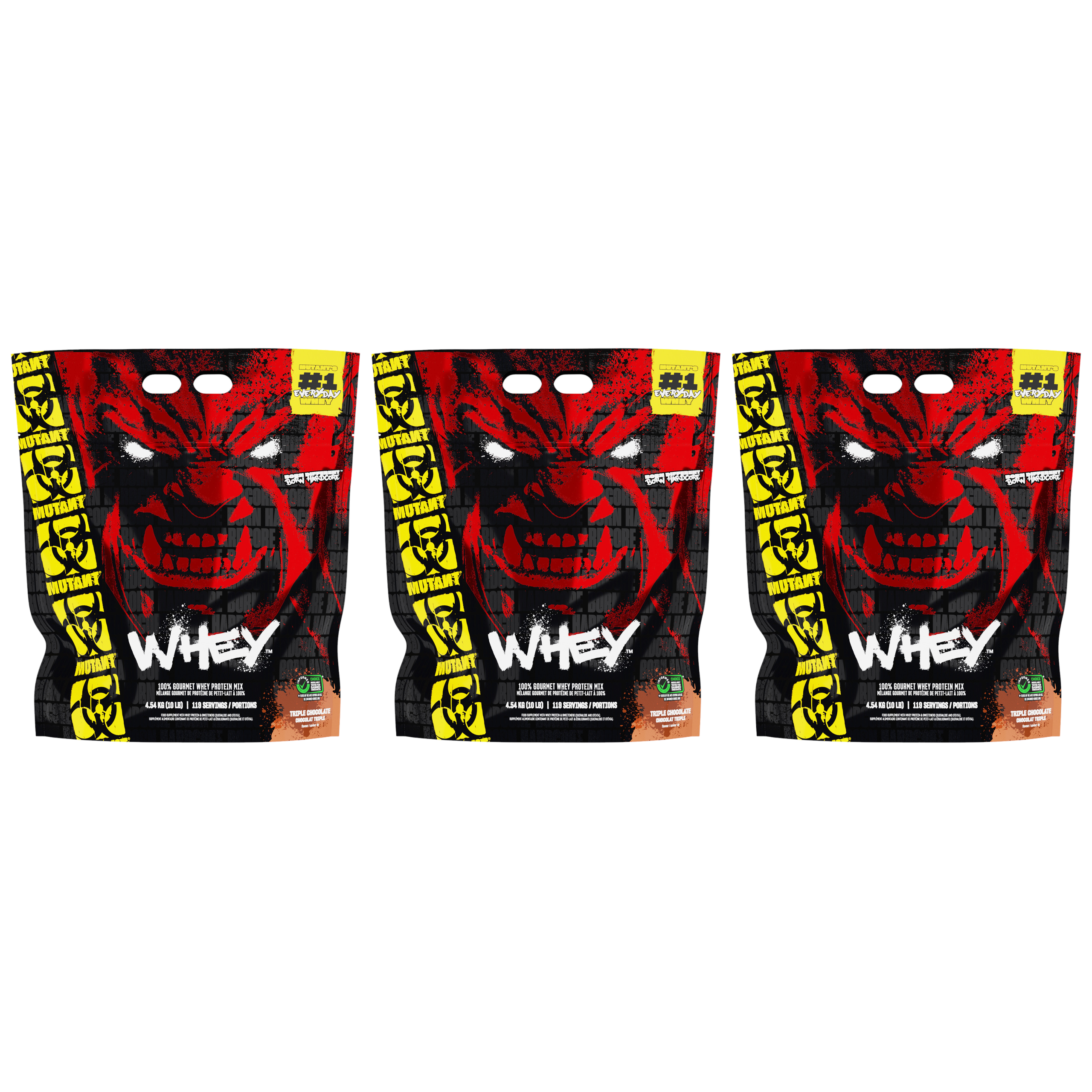 MUTANT Mutant Whey - 3x 4540g