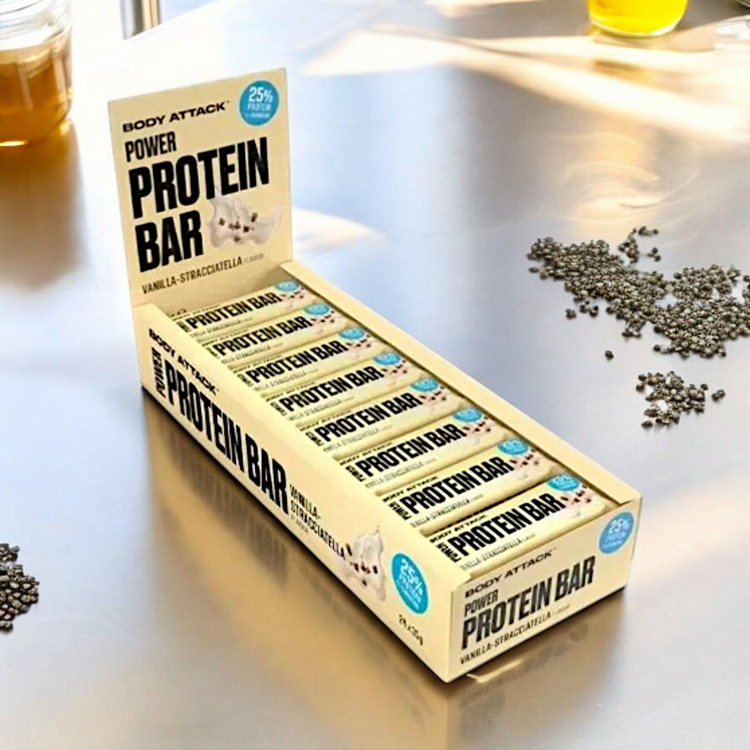 BODY ATTACK - Power Protein Bar - 24x 2x 35g