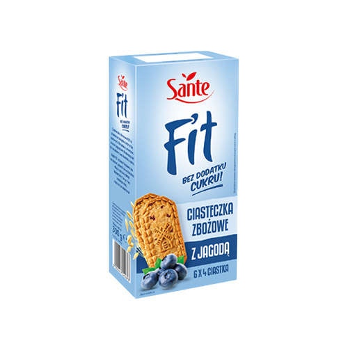 SANTE Fit Cereal Biscuits - Fit Ciasteczka Zbożowe - 300g