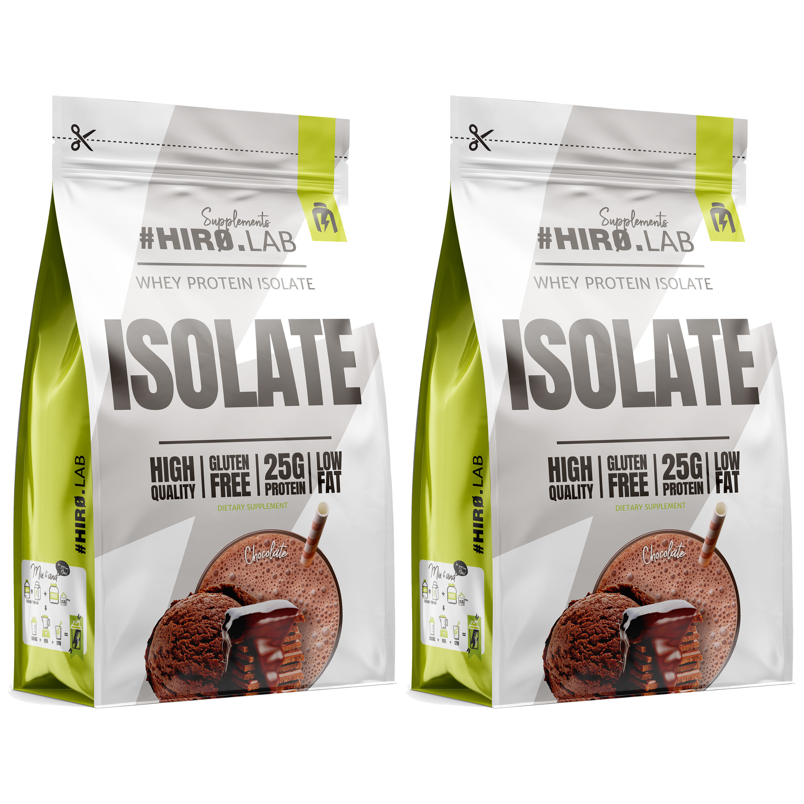 HIRO.LAB Whey Protein Isolate - 2x 700g