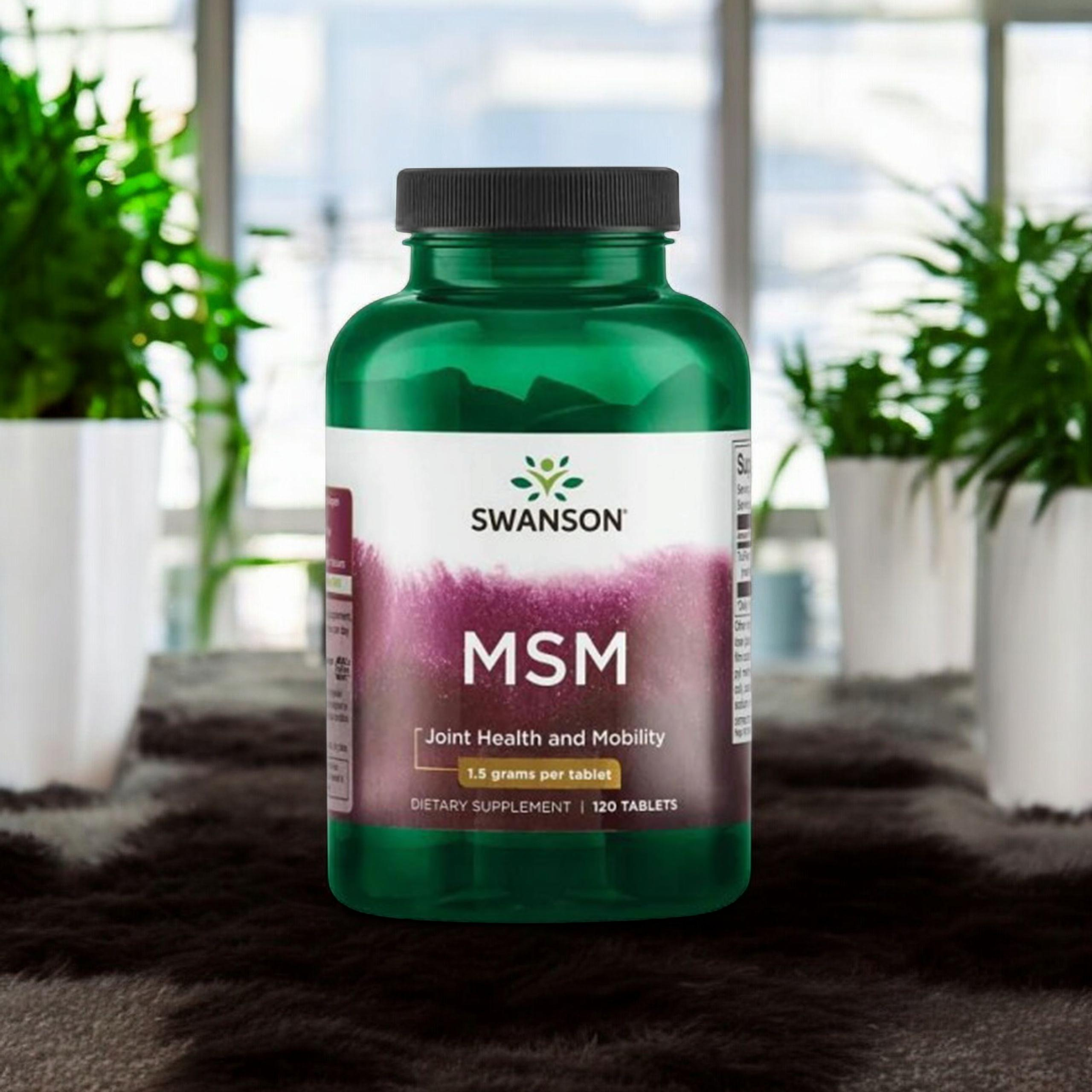 SWANSON MSM 1500mg - 2x 120tabs