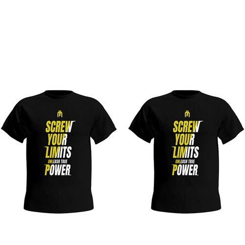HIRO.LAB T-Shirt Screw Your Limits — zestaw 2x