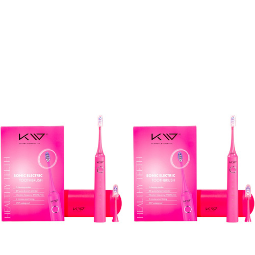 KAMILA WYBRAŃCZYK - Soniczna Szczoteczka do Zębów - 2x Pink