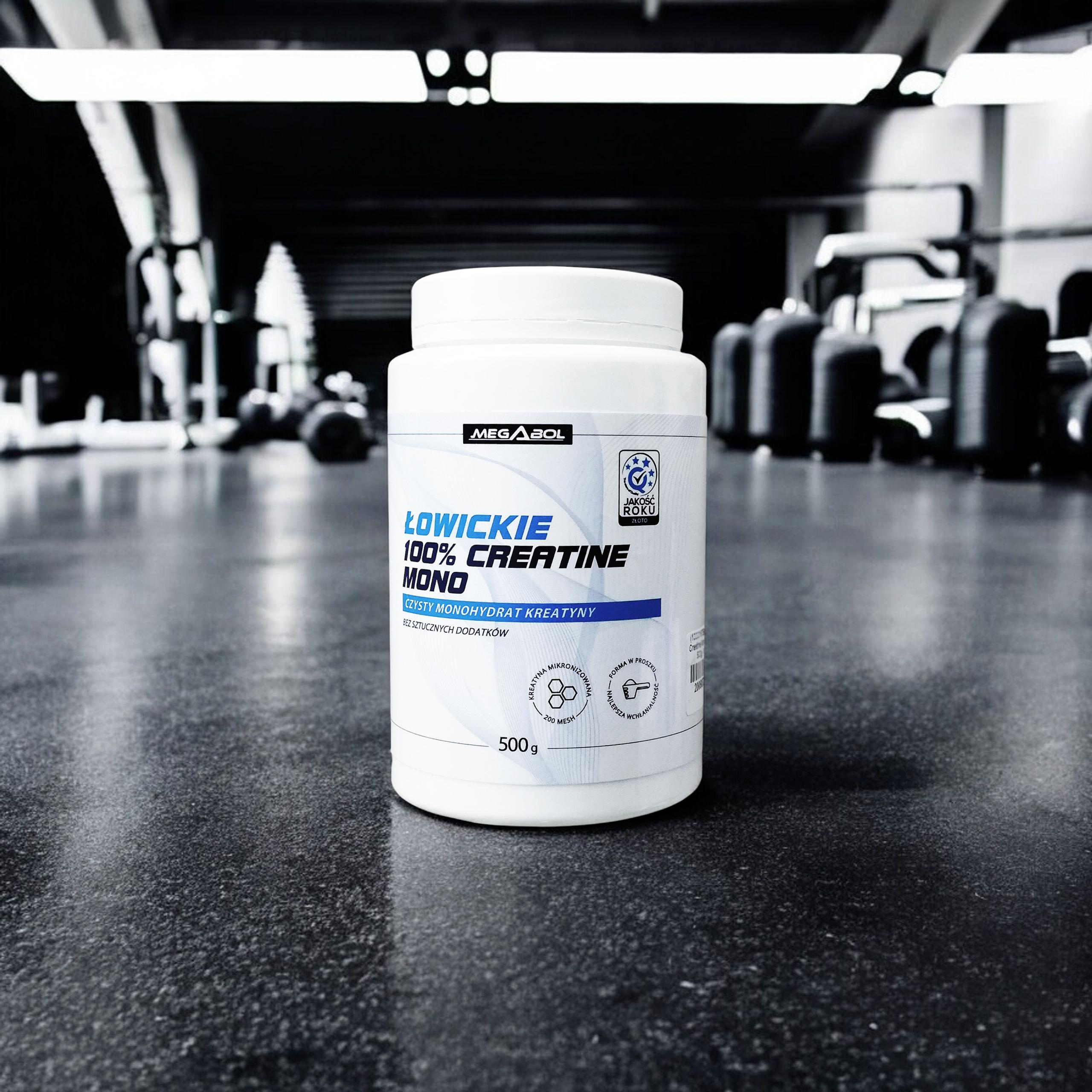 MEGABOL 100% Creatine Mono Łowickie - 2x 500g
