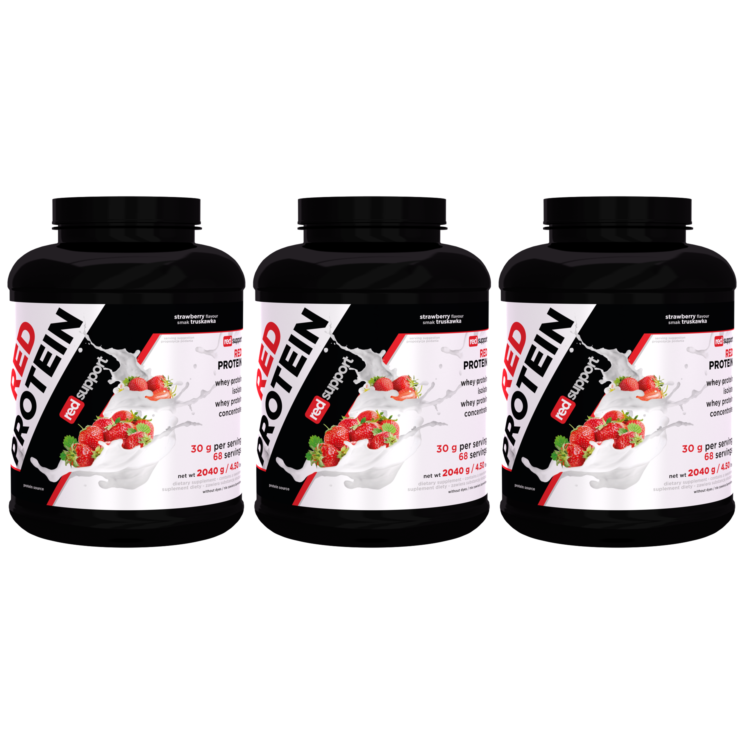 RED SUPPORT Red Protein - 3x 2040g