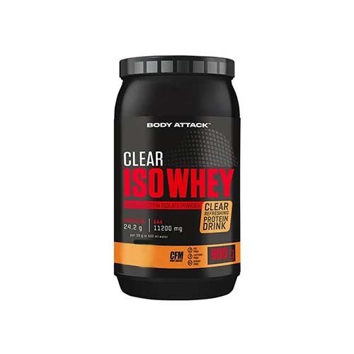 BODY ATTACK Clear Iso Whey - 3x 900g