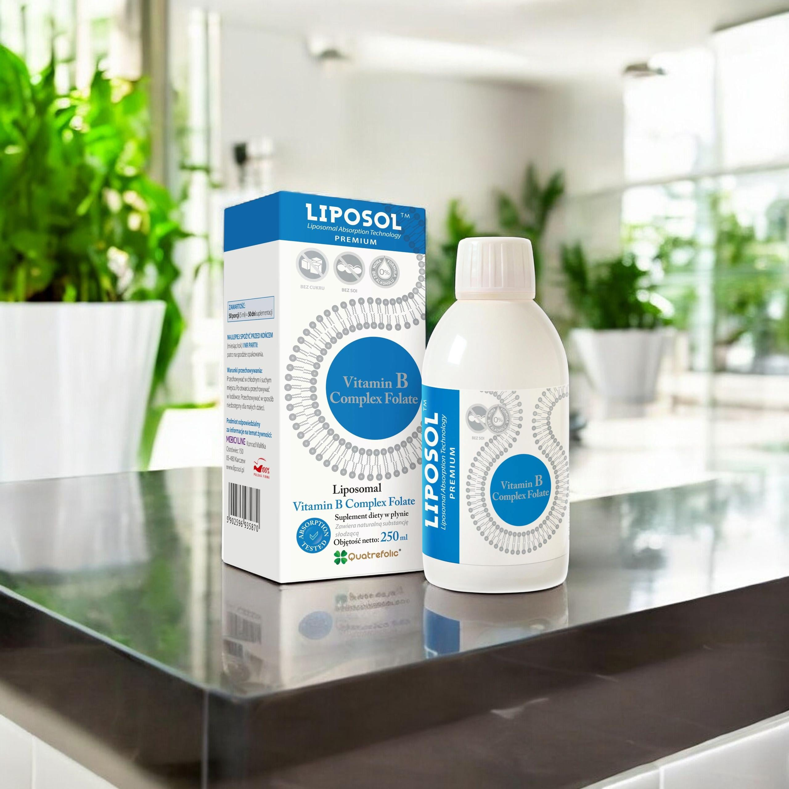 ALINESS - Liposol Witamina B Complex Liposomalna - 3x 250ml