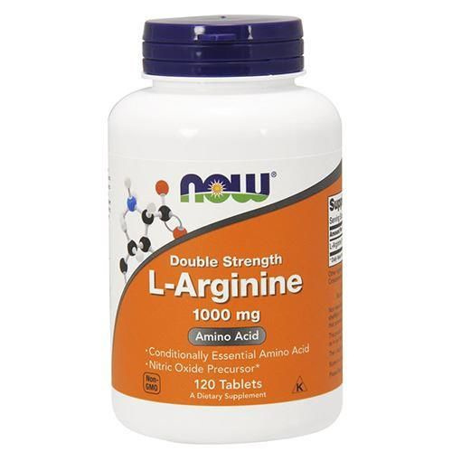 NOW L-Arginine 1000mg - 3x 120tabs
