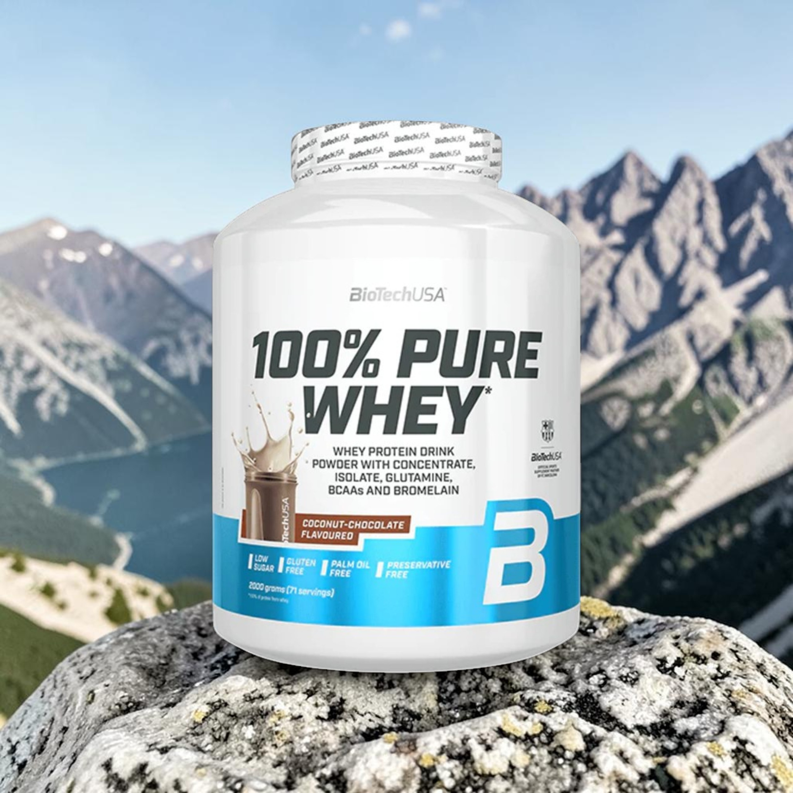 BIOTECH - 100% Pure Whey - 2x 2000g - Coconut Chocolate