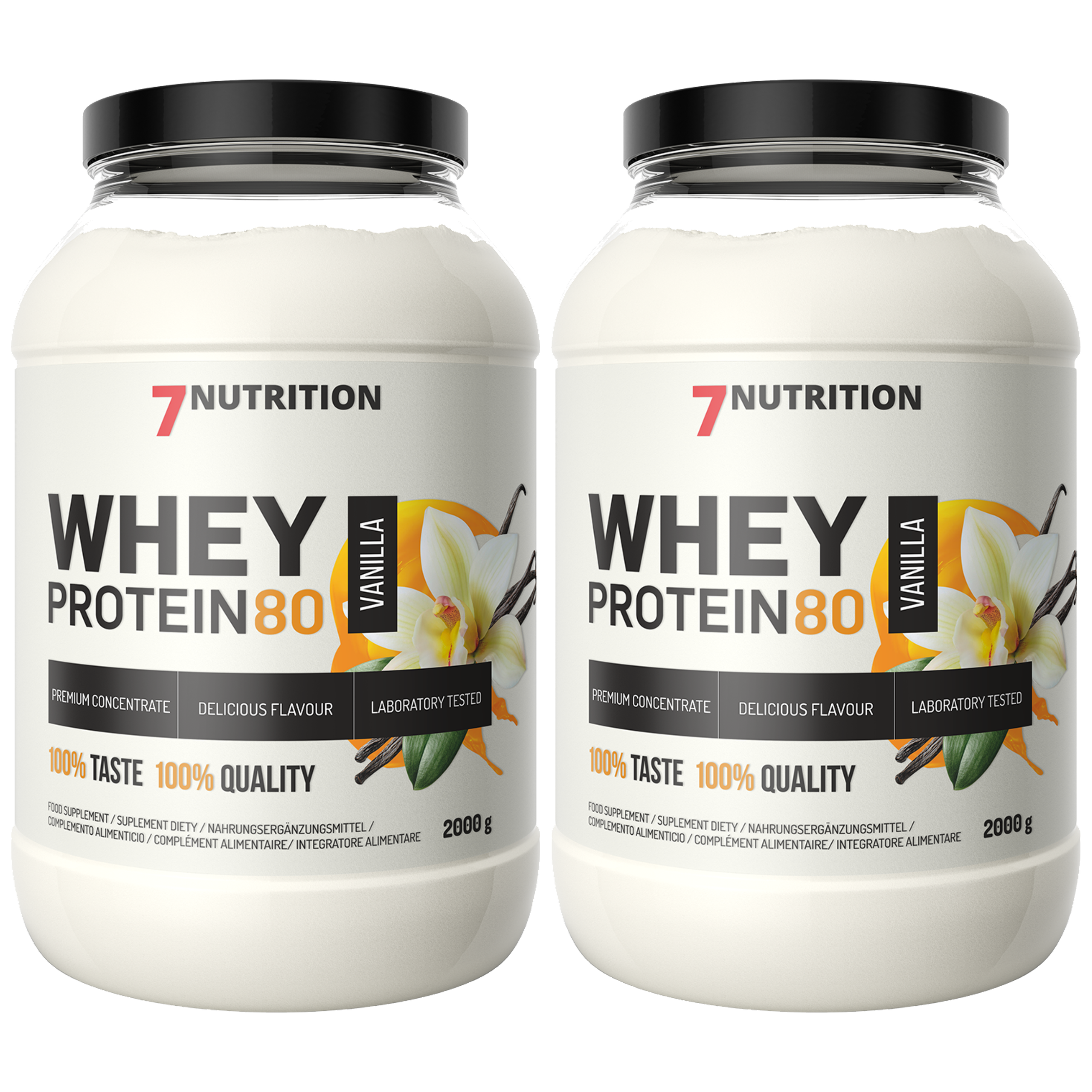 7 NUTRITION Whey Protein 80 - 2x 2000g