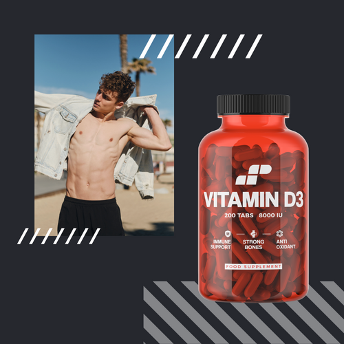 MP NUTRITION Vitamin D3 8000IU - 200tabs