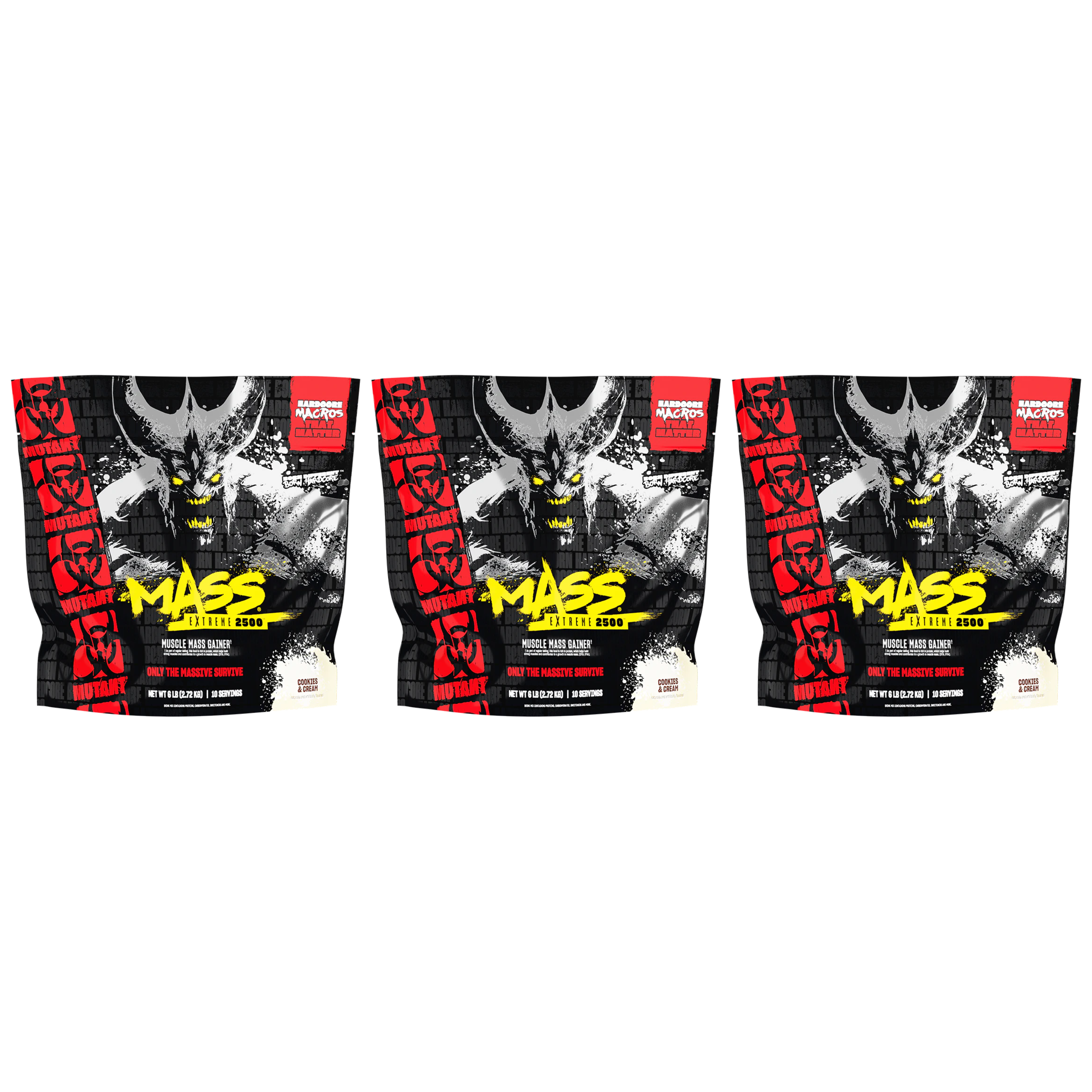PVL Mutant Mass XXXtreme - 3x 2720g