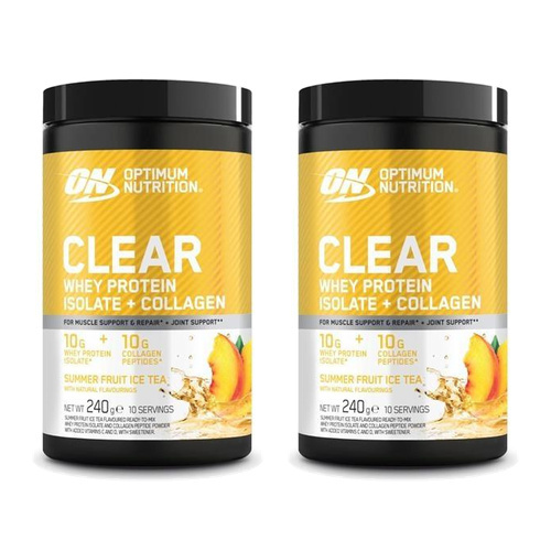 OPTIMUM NUTRITION - Whey Collagen - 2x 240g - Summer Fruit Ice Tea