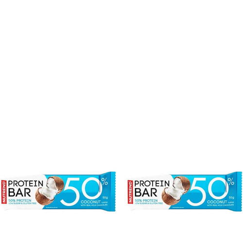 NUTREND - Protein Bar 50% - 2x 50g - Coconut