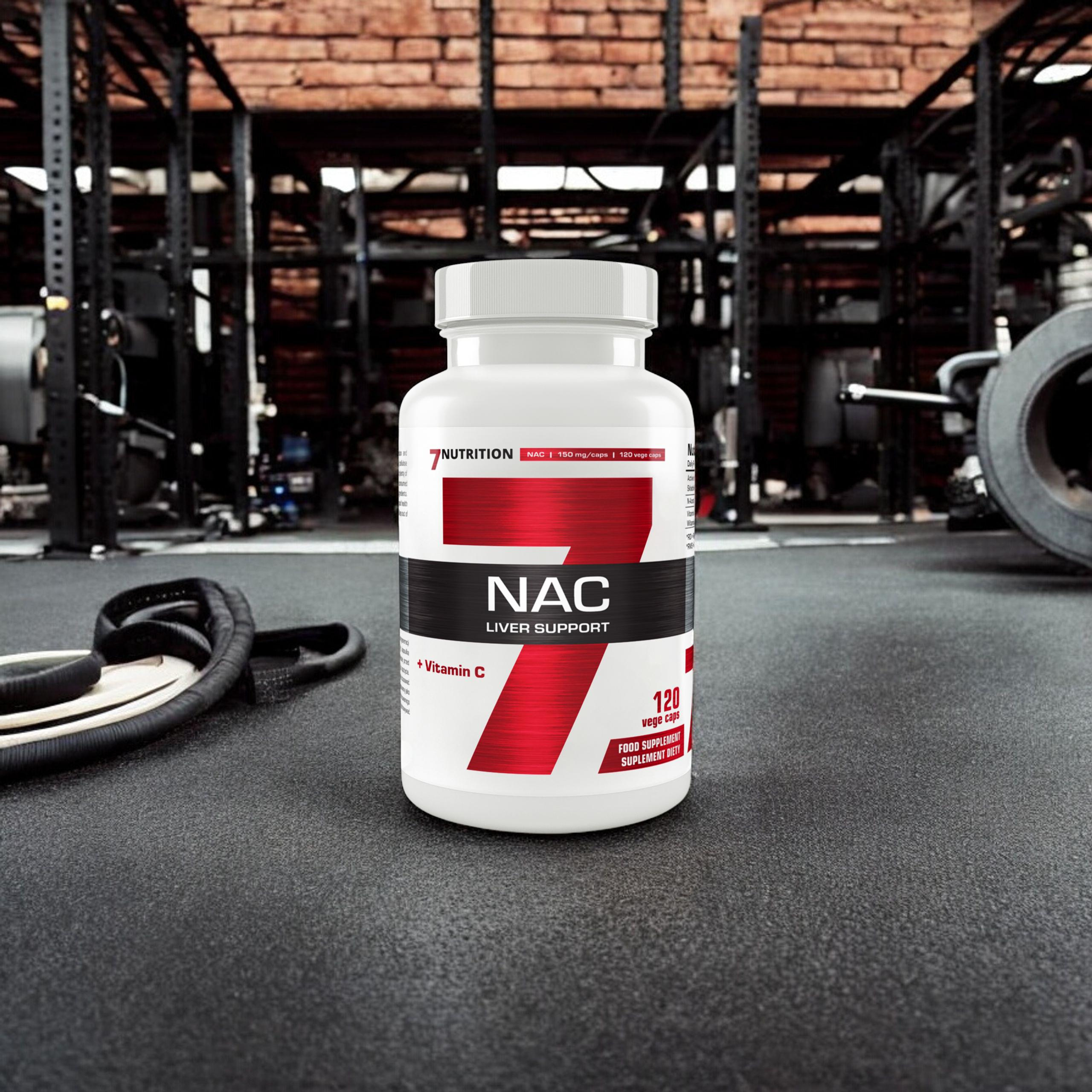 7 NUTRITION NAC + Vitamin C - 2x 120vcaps