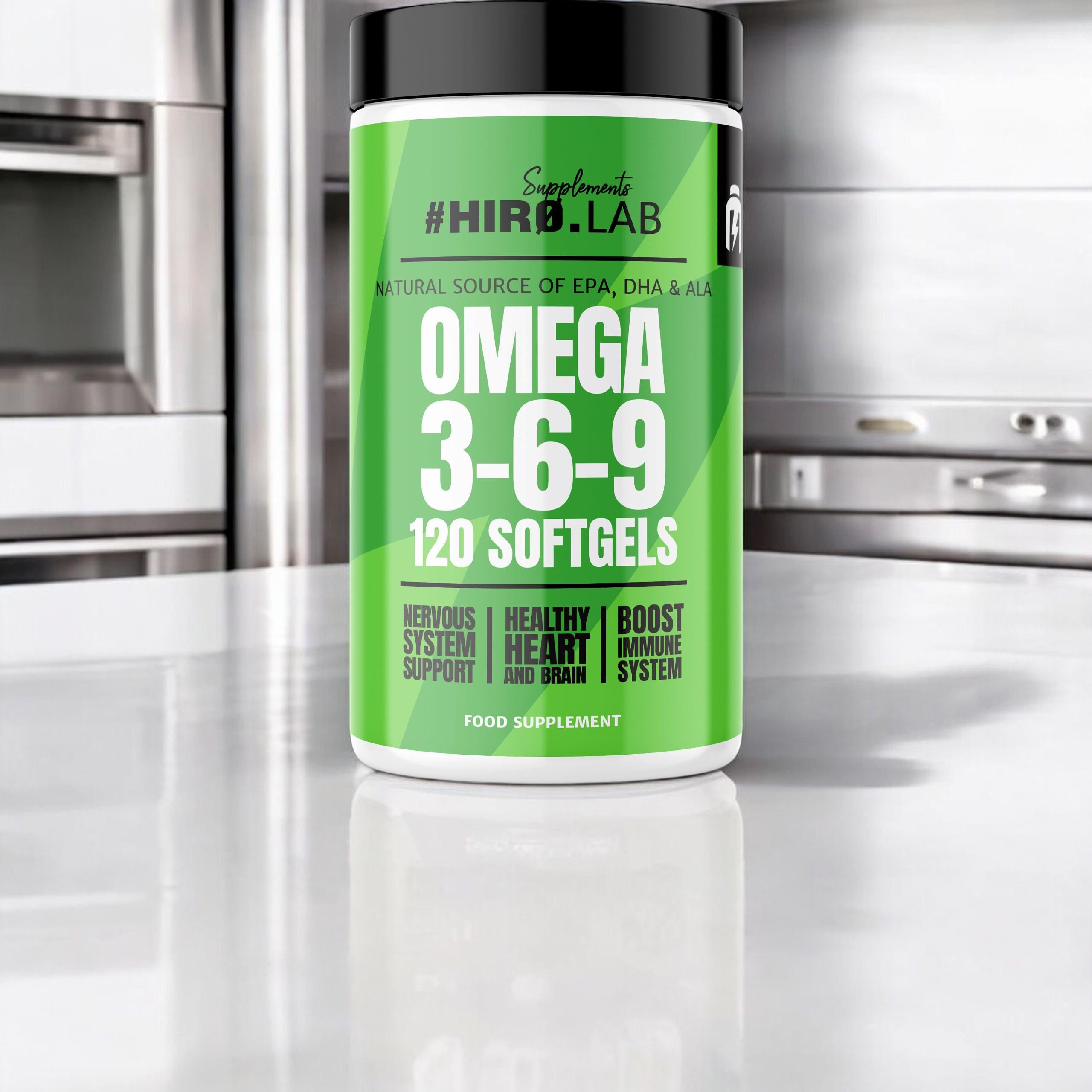 HIRO.LAB Omega 3-6-9 - 120softgels