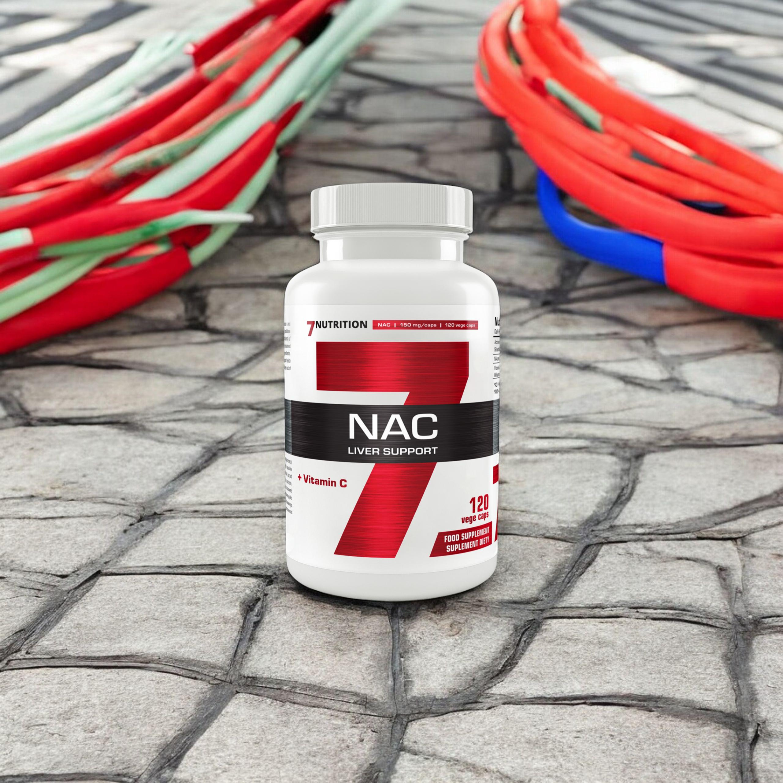7 NUTRITION NAC + Vitamin C - 2x 120vcaps