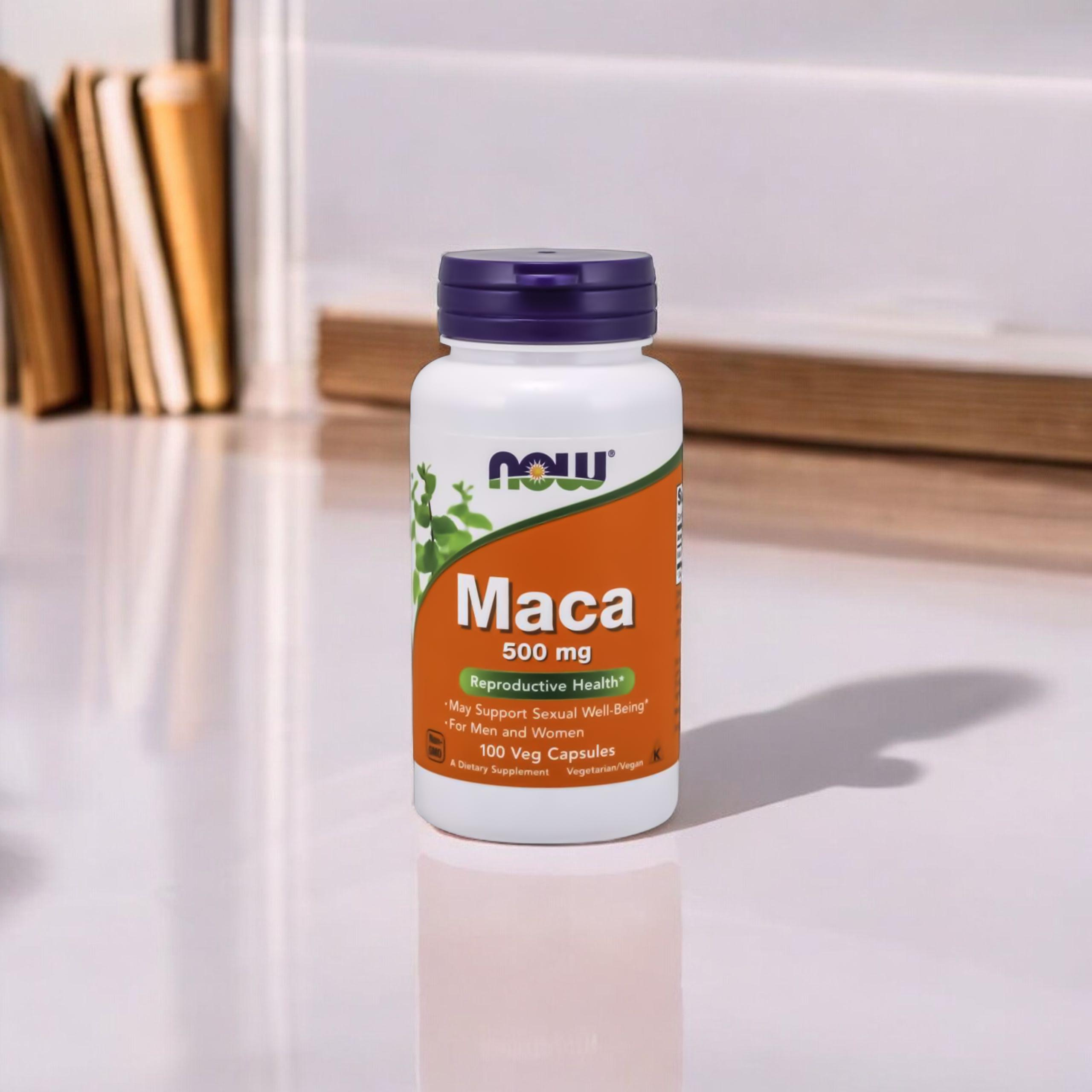 NOW Maca 500mg - 2x 100vcaps