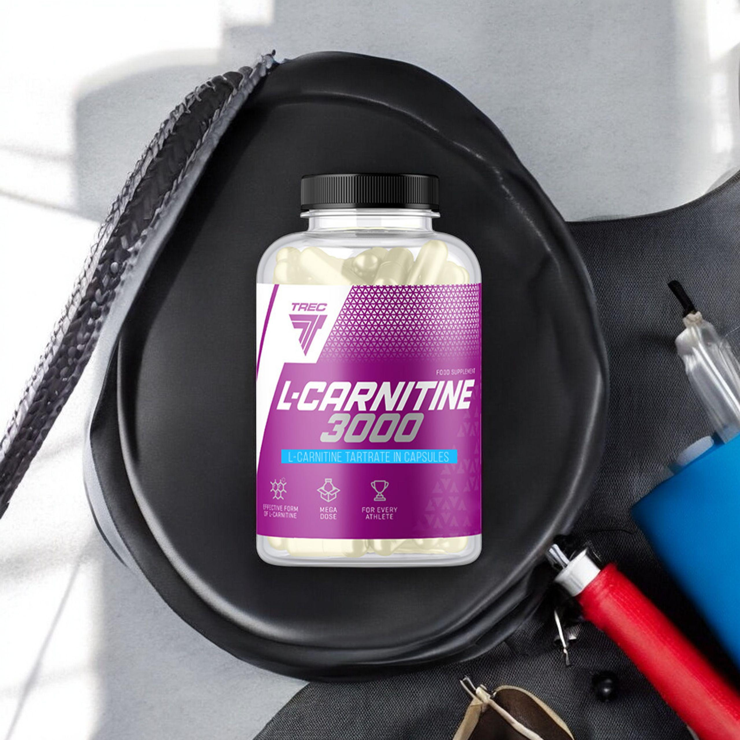 TREC L-Carnitine 3000 - 60caps. - 3x L-Karnityna