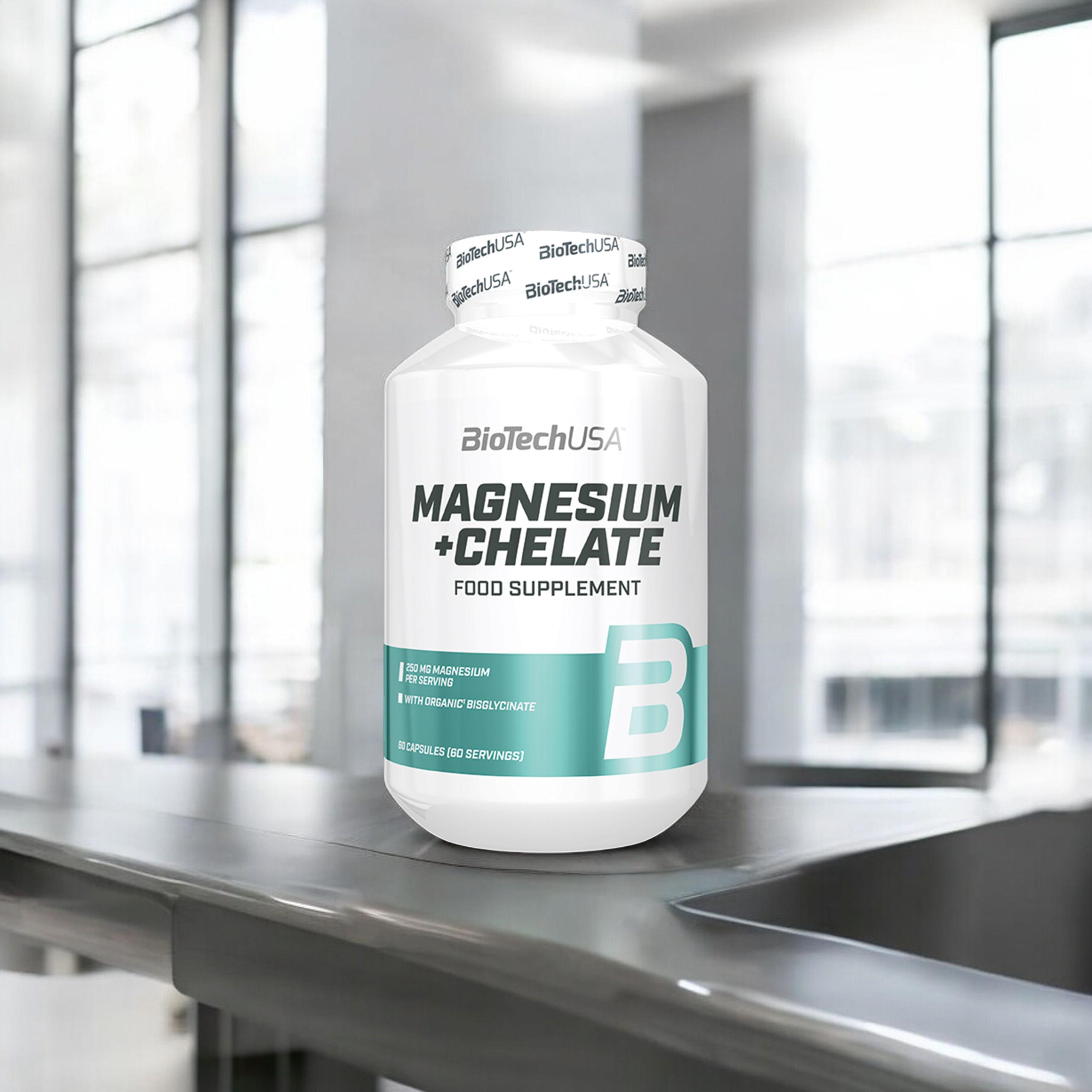 BioTech USA Magnesium + Chelate - 2x 60caps