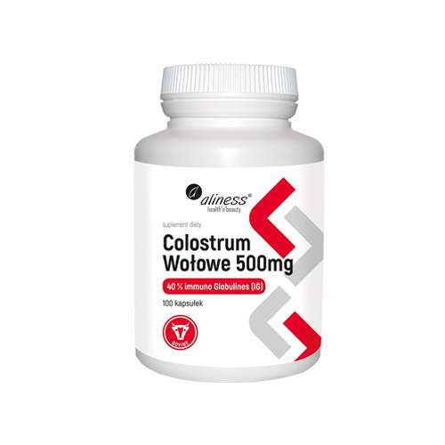 ALINESS Colostrum Wołowe 500mg - 2x 100caps