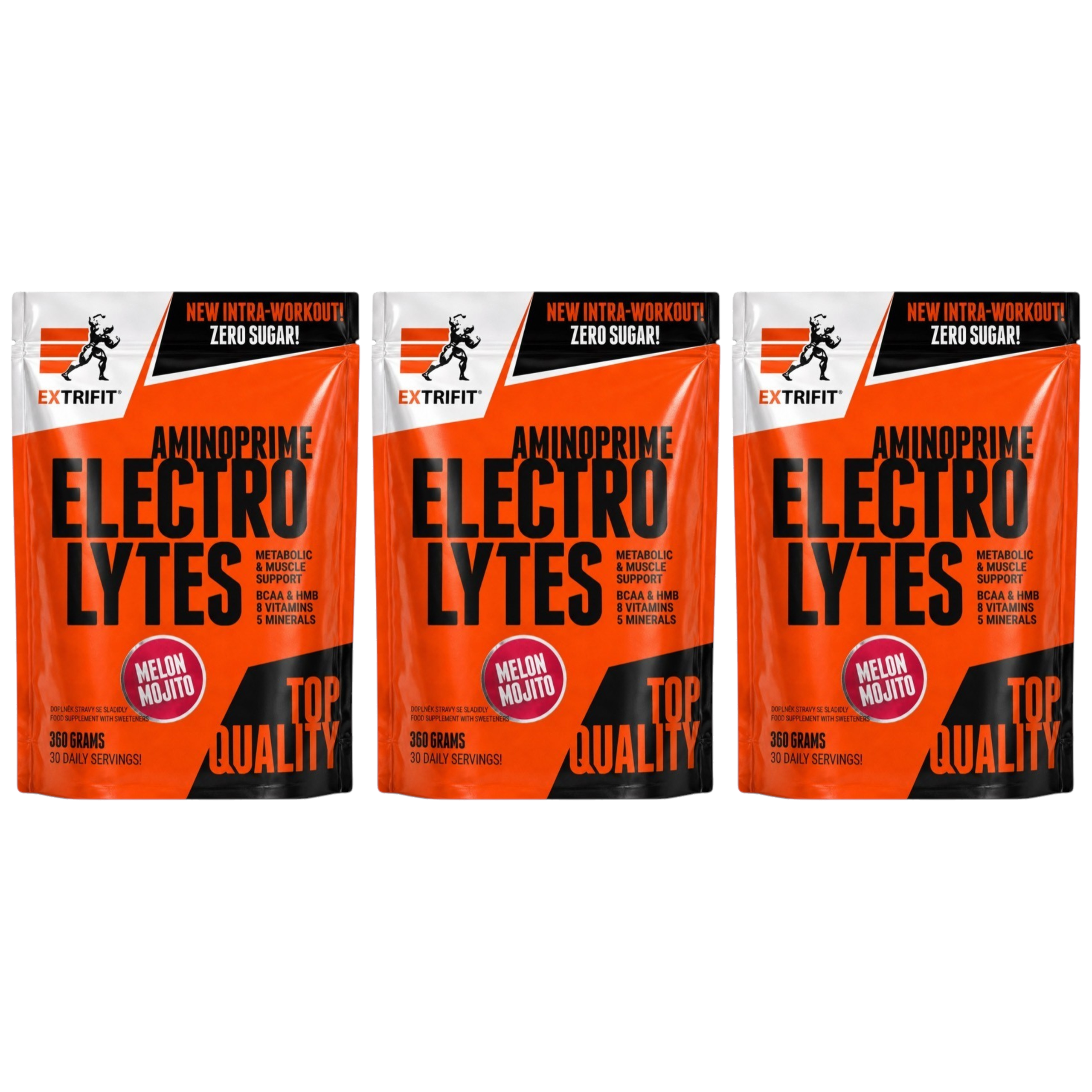 EXTRIFIT - Aminoprime Electrolytes - 3x 360g - Melon Mojito