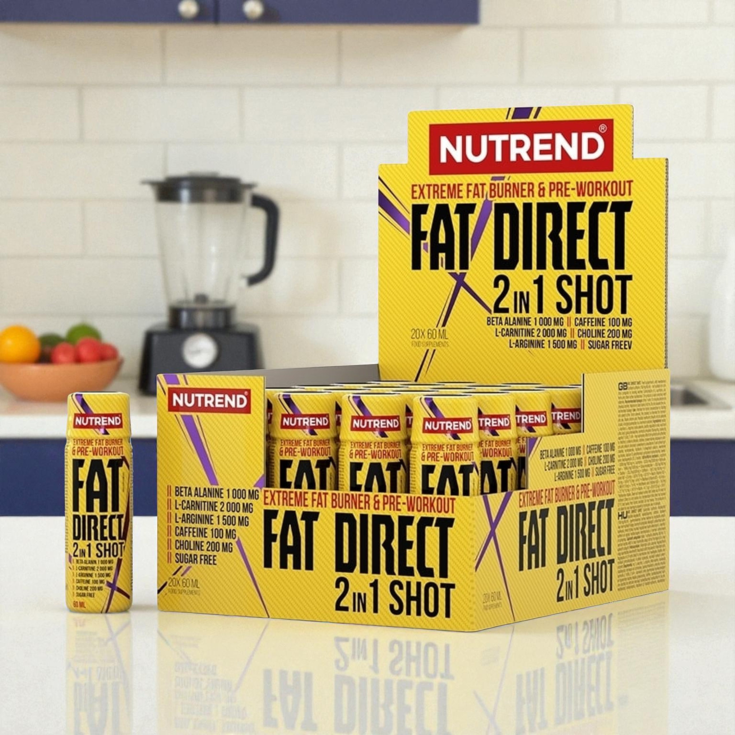 NUTREND - Fat Direct 2in1 Shot - 3x 60ml x20