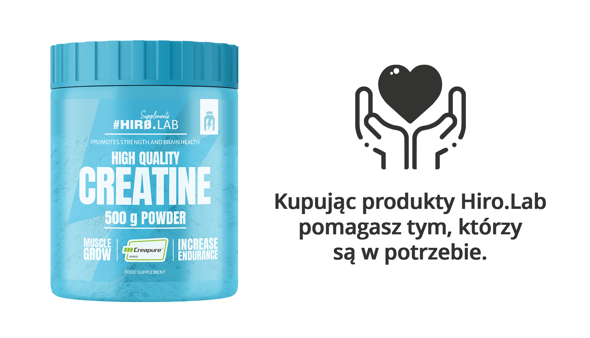 HIRO.LAB - Creapure - 500g - Unflavored