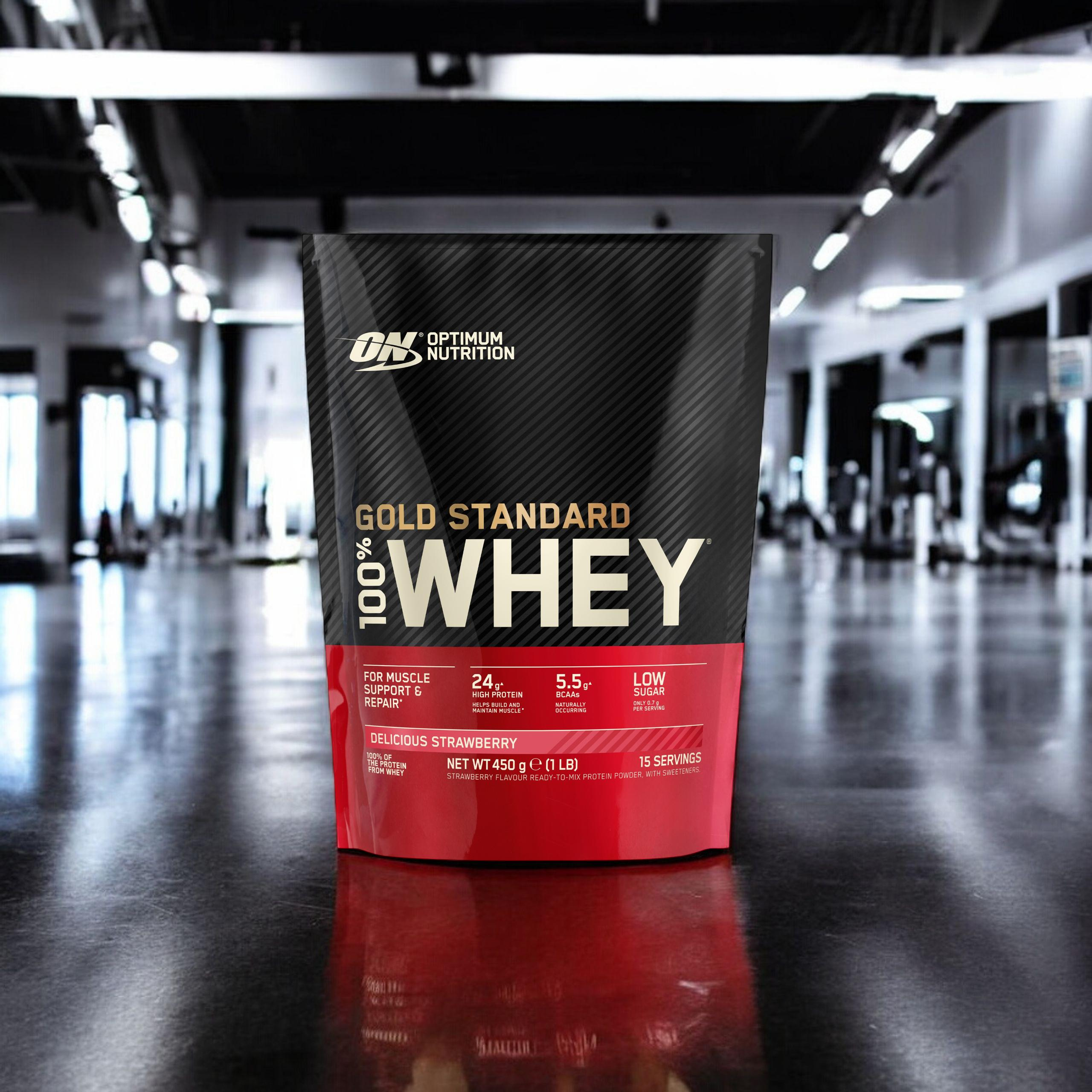 OPTIMUM NUTRITION 100% Whey Gold Standard Bag - 450g