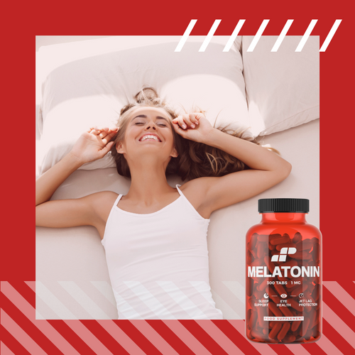 2x MP NUTRITION Melatonin 1mg - 300tabs - Melatonina
