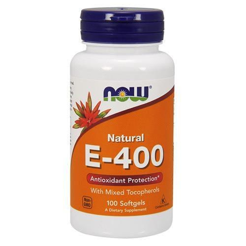 NOW Vitamin E-400 MT - 2x 100softgels