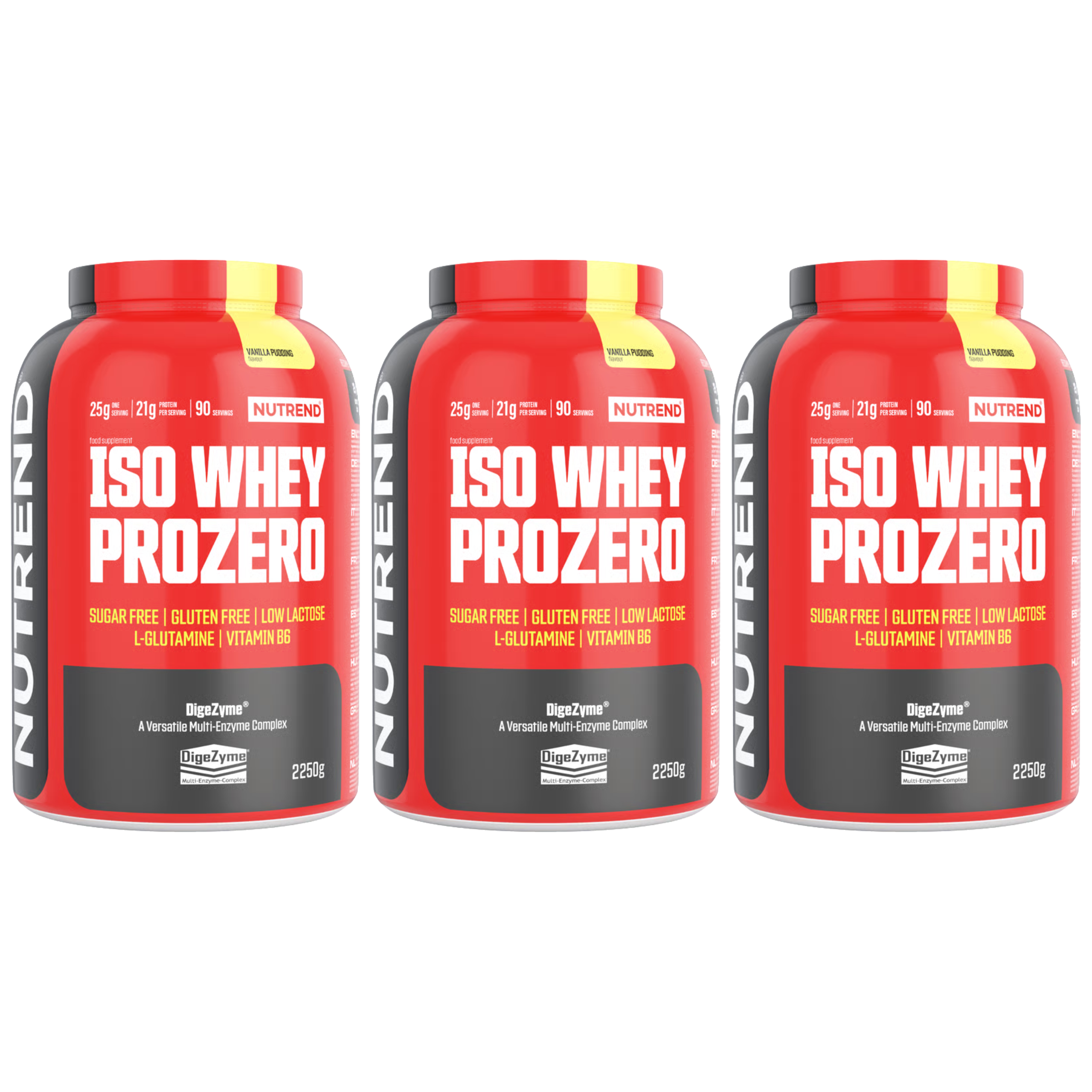 NUTREND Iso Whey Pro Zero - 3x 2250g