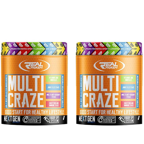 REAL PHARM Multi Craze - 2x 270tabs