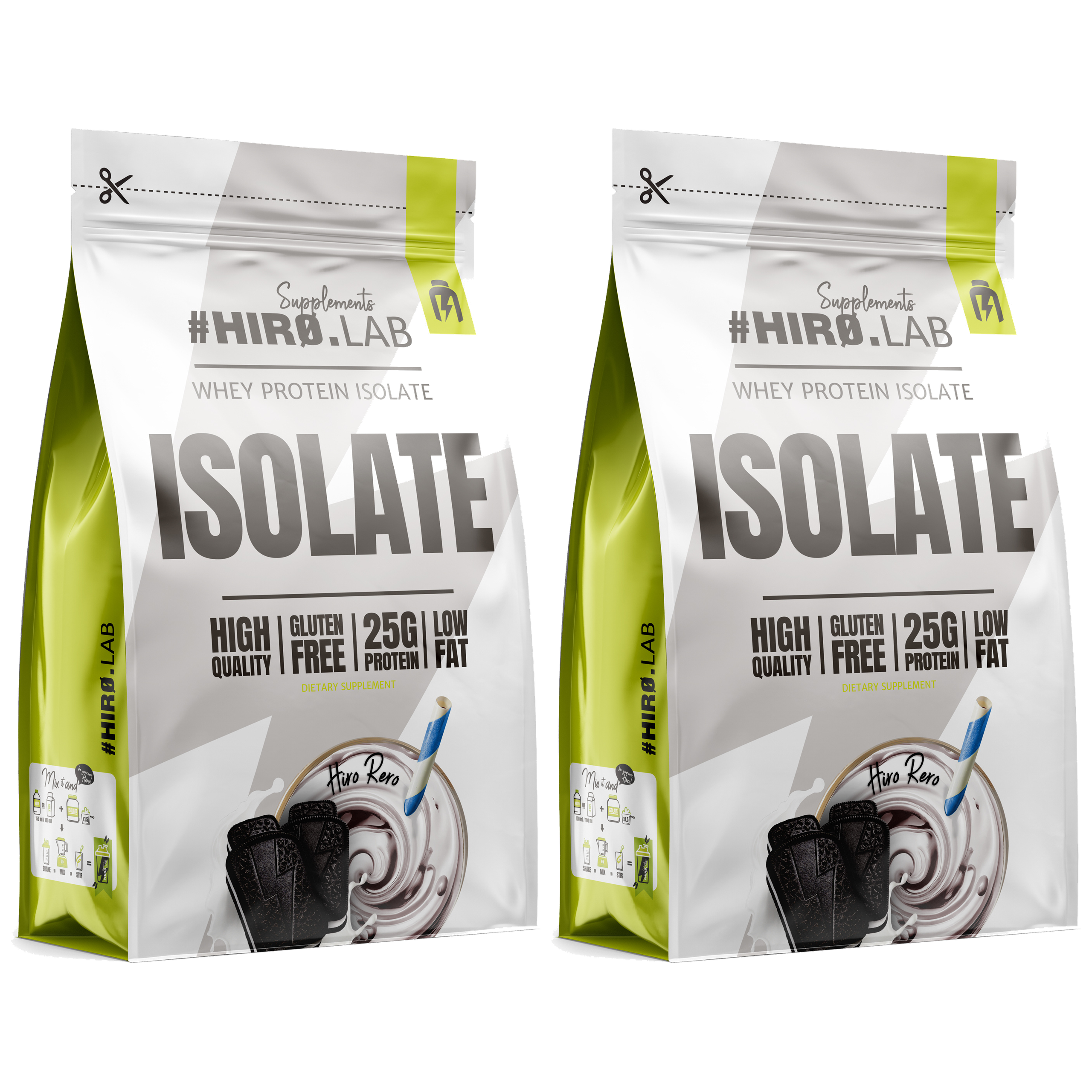 HIRO.LAB Whey Protein Isolate - 2x 700g