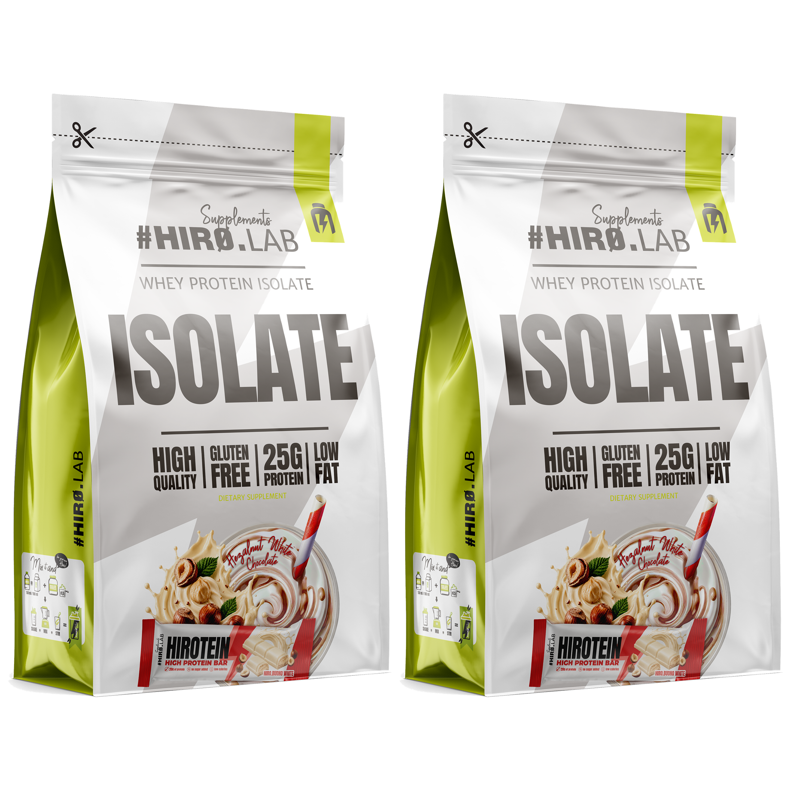 HIRO.LAB Whey Protein Isolate - 2x 700g