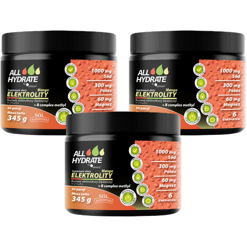 ALINESS - ALL Hydrate Elektolity + B Complex Methyl -3 x 345g 
