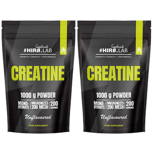 HIRO.LAB Creatine - 1000g - Unflavored x2