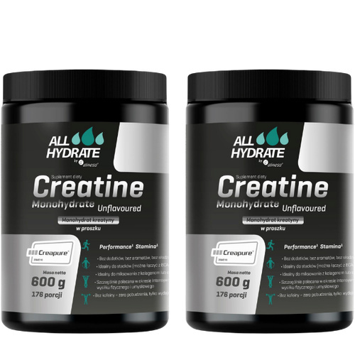 ALINESS - All Hydrate Creatine Creapure - 2x 600g