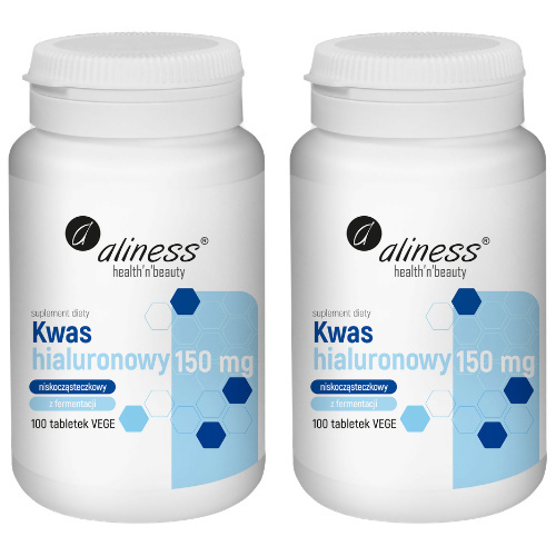 ALINESS - Kwas Hialuronowy 150mg - 100vtabs. x2
