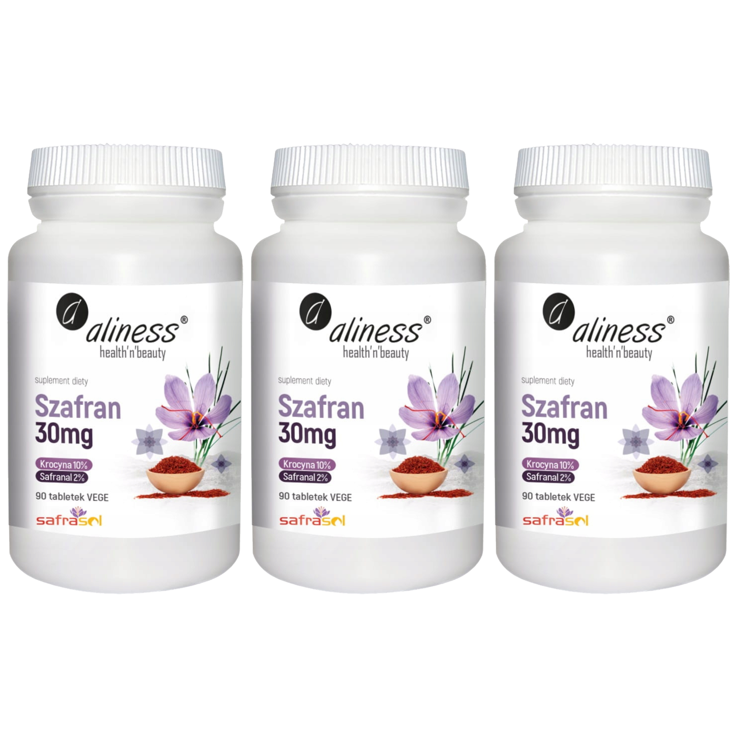ALINESS - Szafran 30mg - 3x 90vtabs.