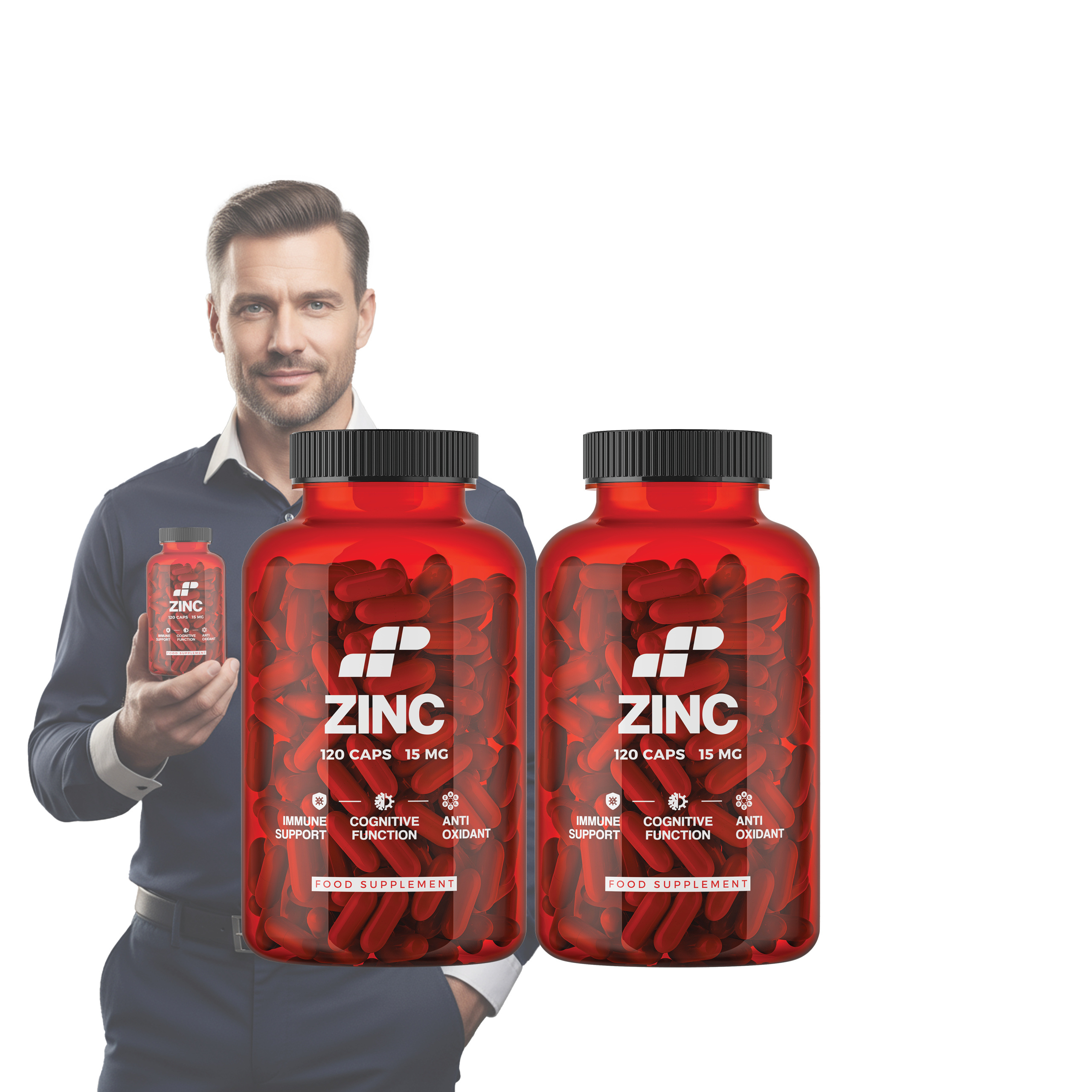 2x MP NUTRITION Zinc - 120caps - Cynk
