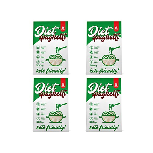 Cheat Meal Nutrition Diet Spaghetti - 4x 400g (4x 300g netto) - Makaron dietetyczny