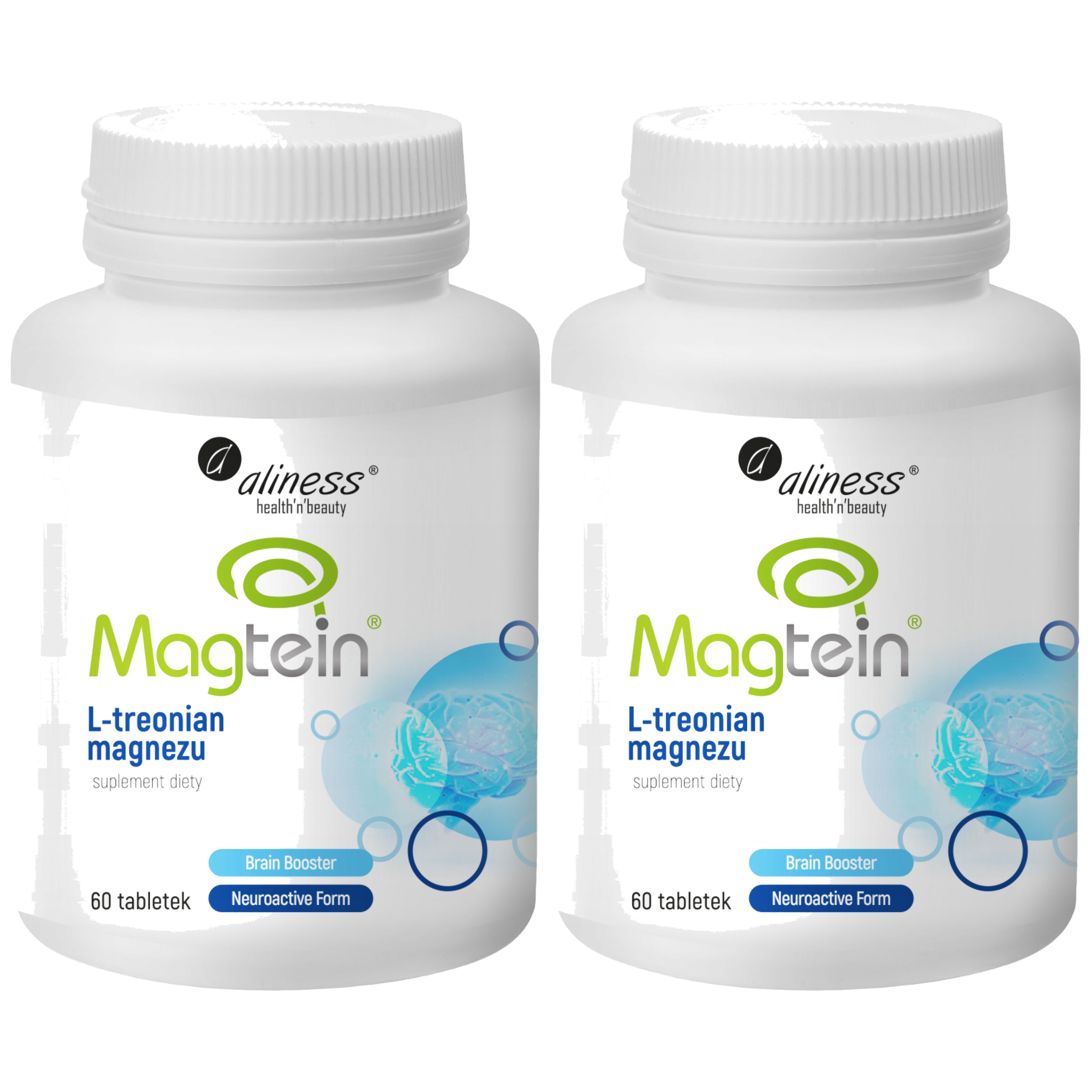 ALINESS - L-Treonian Magnezu Magtein 72mg - 2x 60tabs.