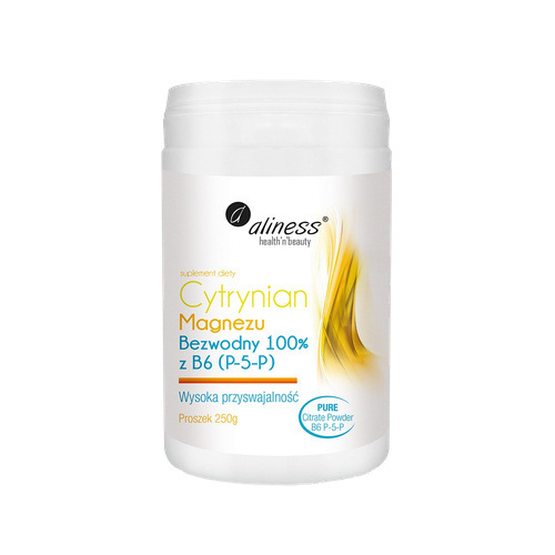 ALINESS - Cytrynian Magnezu Bezwodny 100% z B6 - 250g