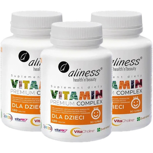 ALINESS - Vitamin Complex dla dzieci - 3x 120tabs.