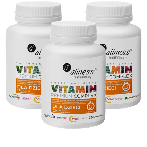 ALINESS - Vitamin Complex dla dzieci - 3x 120tabs.