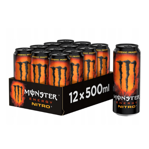 MONSTER Monster Energy Nitro Cosmic Peach - 12x 500ml