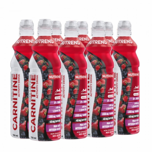 NUTREND Carnitine drink with caffeine - 8x 750ml 
