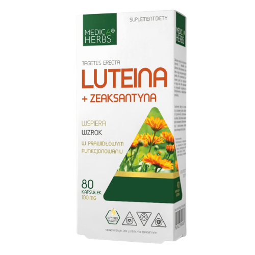 MEDICA HERBS - Luteina + Zeaksantyna - 80caps.